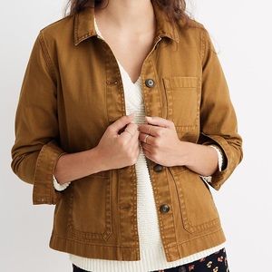 Madewell Garment-Dyed Ashwood Chore Coat Jacket